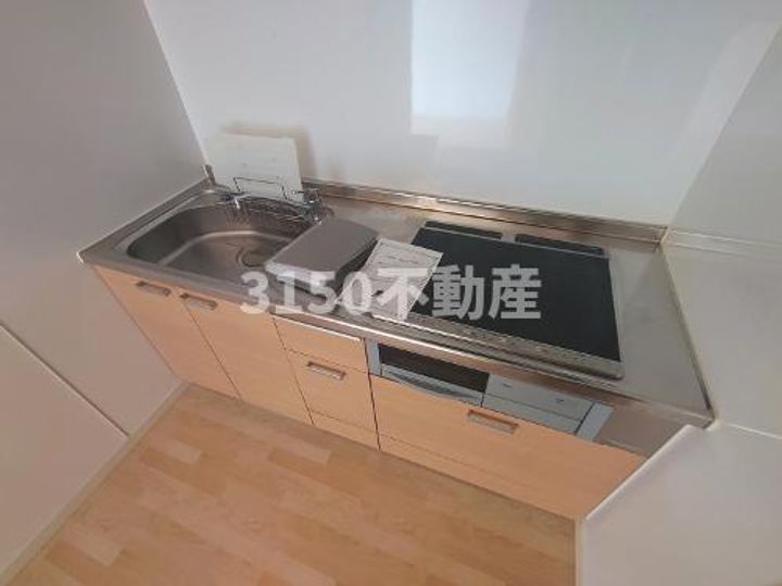 岐阜県岐阜市宇佐東町(マンション)の賃貸物件のキッチン