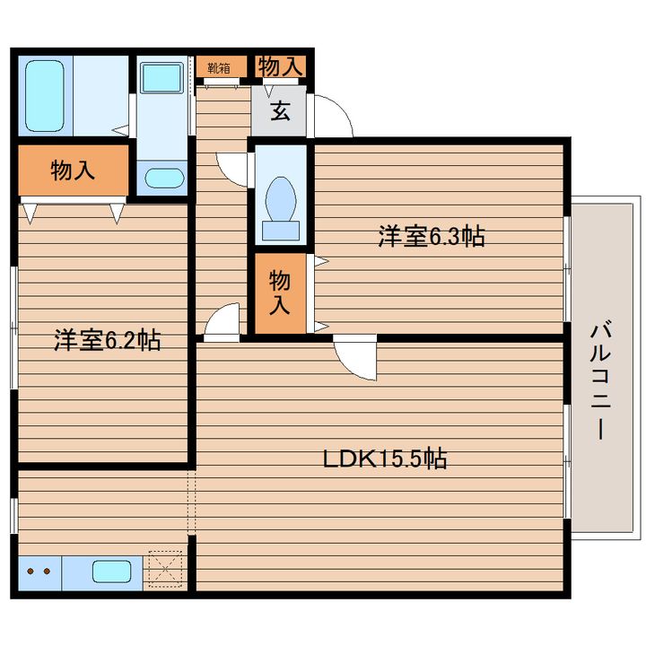 スカーレットヒルIIの間取り