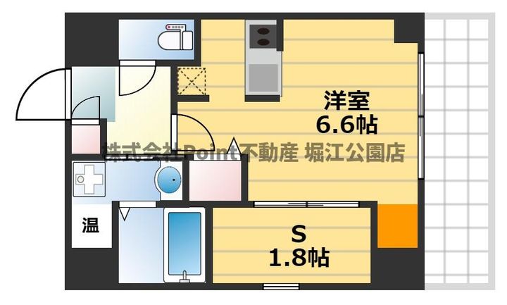 大阪府大阪市北区中津7(マンション)の賃貸物件の間取り