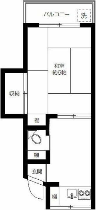 津野田アパートの間取り