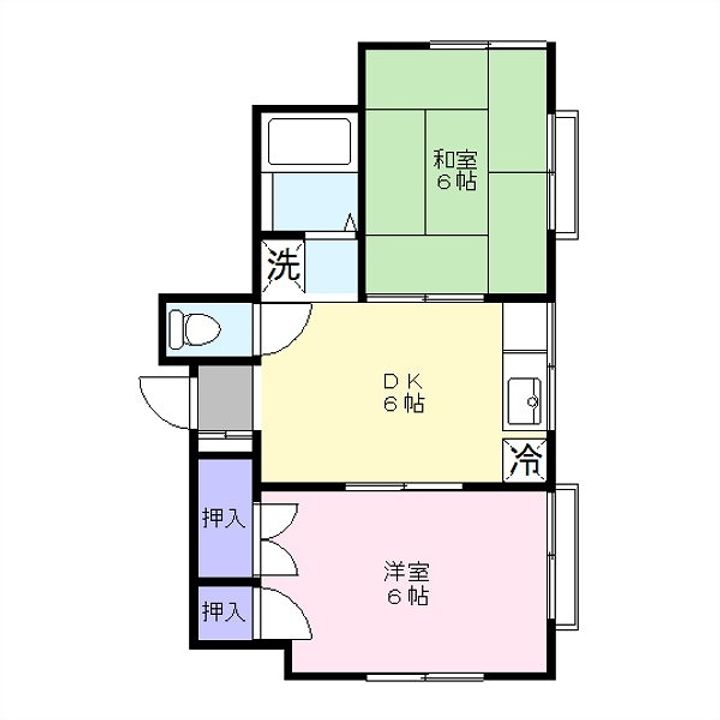 コスモハチヤの間取り