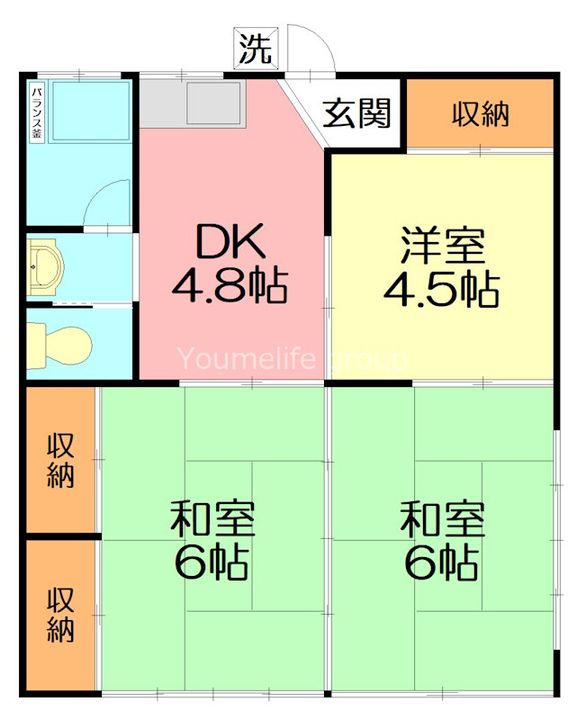 神奈川県足柄上郡松田町松田惣領(アパート)の賃貸物件の間取り