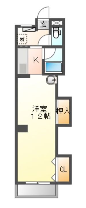 ロイヤルマンション上小出の間取り