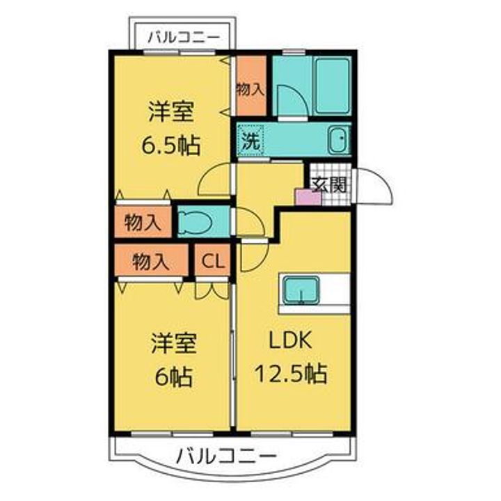静岡県焼津市焼津3(マンション)の賃貸物件の間取り