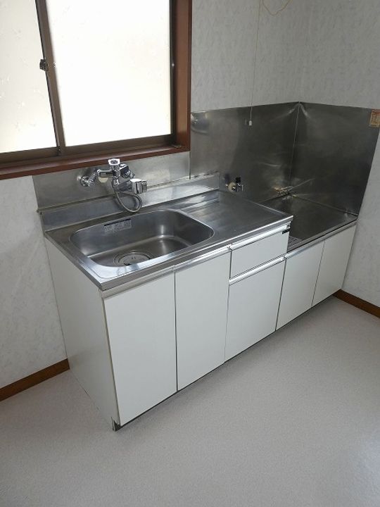 福島県伊達市保原町字実町(一戸建)の賃貸物件のキッチン