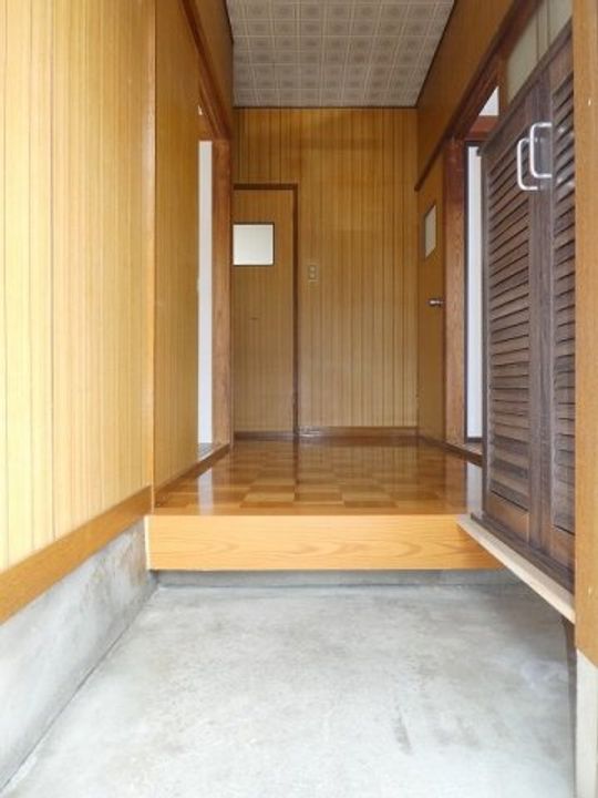 福島県伊達市保原町字実町(一戸建)の賃貸物件の玄関