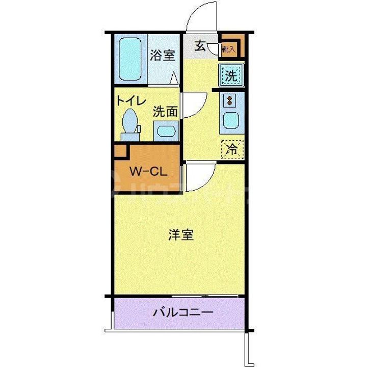 千葉県松戸市岩瀬(マンション)の賃貸物件の間取り