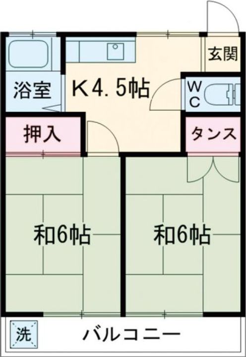 ときわ荘の間取り