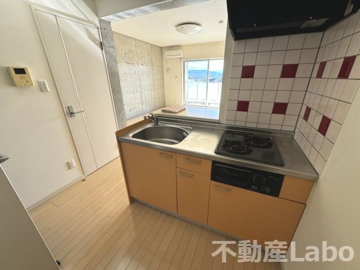 徳島県板野郡藍住町奥野字猪熊(マンション)の賃貸物件のキッチン