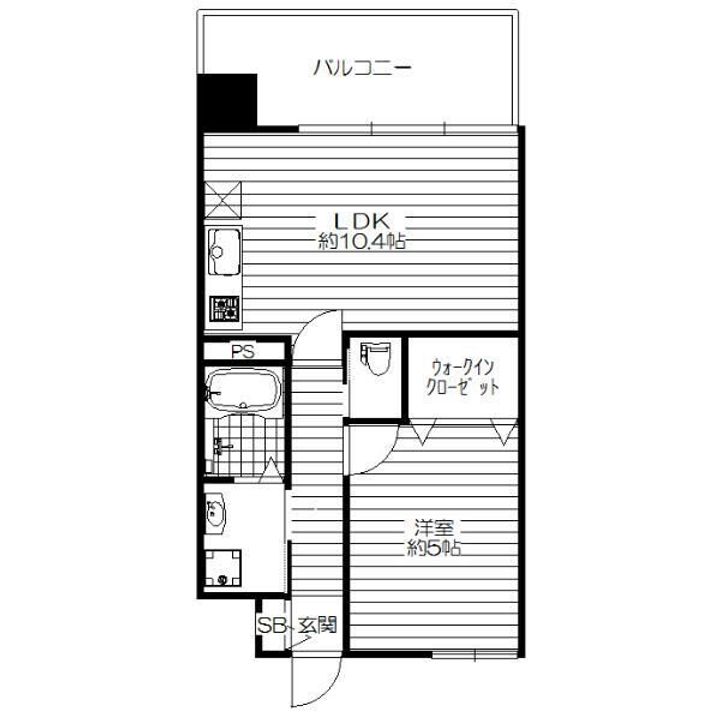 マンションはりげんの間取り