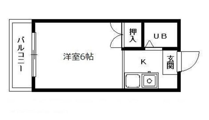 コーポ半田2の間取り