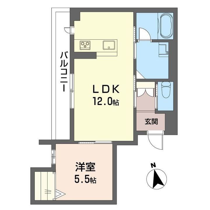 シャーメゾン  Aの間取り