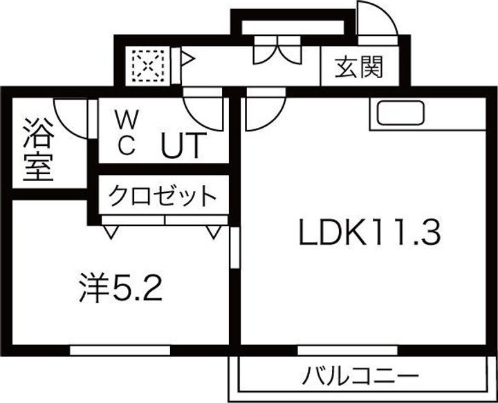 愛知県名古屋市天白区八事石坂(マンション)の賃貸物件の間取り
