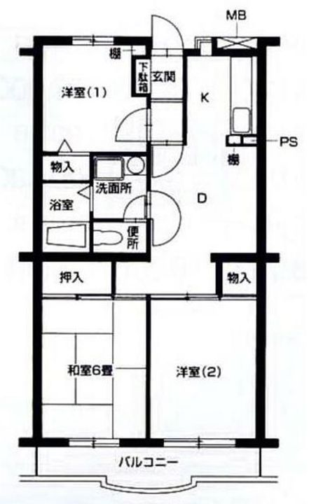 りぶいんしらゆり星の間取り