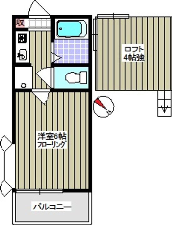 カーザ志木の間取り