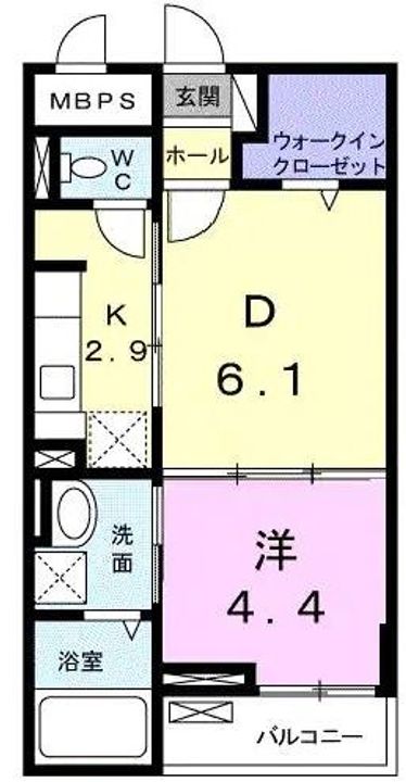 埼玉県さいたま市南区鹿手袋4(マンション)の賃貸物件の間取り