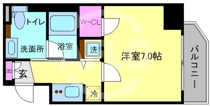 ファーストステージ京町堀レジデンスの間取り