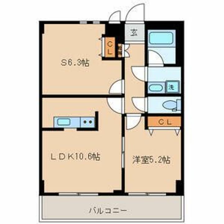 東京都足立区西新井6(マンション)の賃貸物件の間取り