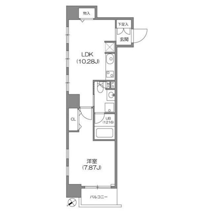 ルクレ新川レジデンスの間取り