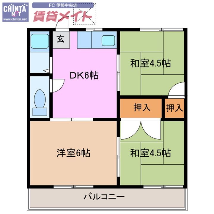 コーポ桝屋の間取り