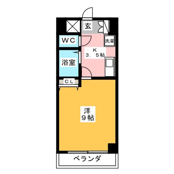 レトワル明神町ビルの間取り