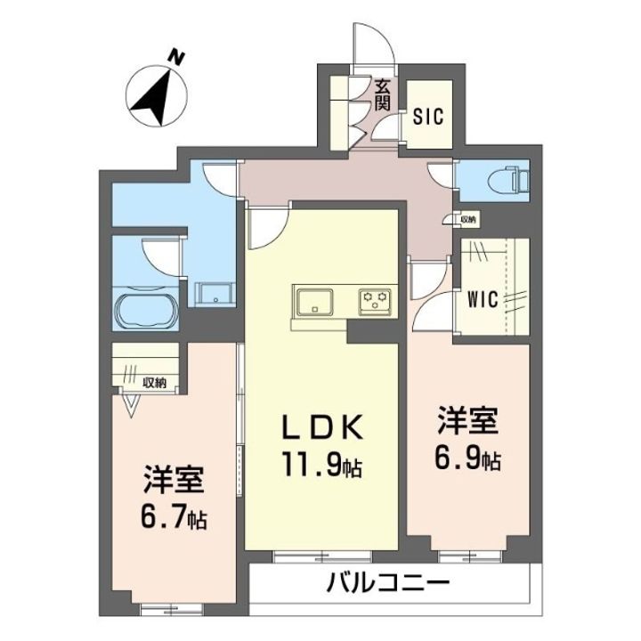 コード湘南の間取り