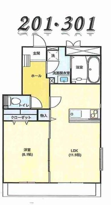 Melia Court(メリアコート)の間取り