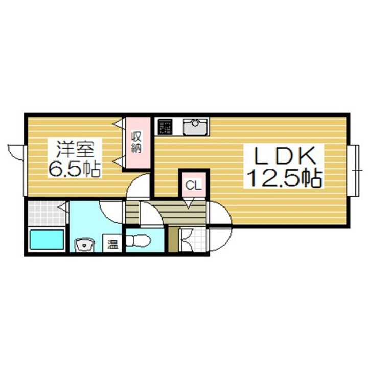 ラフィーネ知利別の間取り