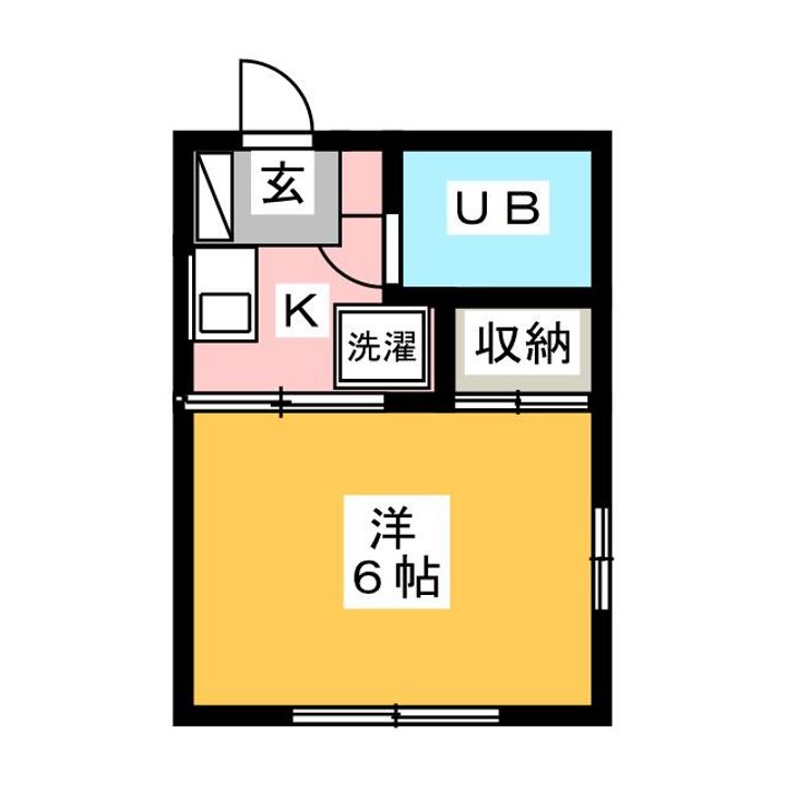 青木ハイツの間取り