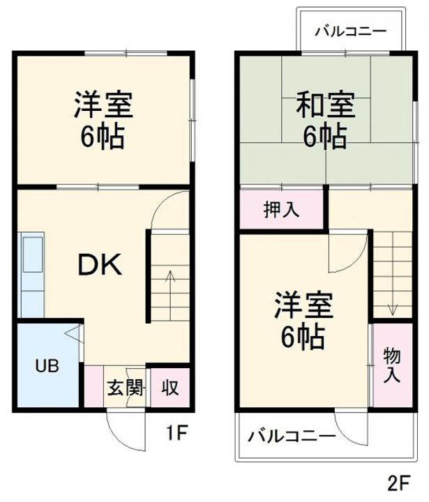 千葉県船橋市松が丘5(一戸建)の賃貸物件の間取り