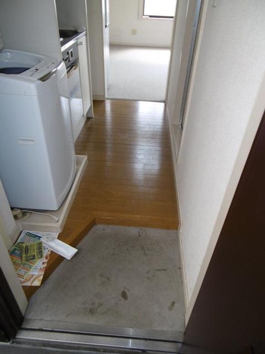 シャンブレットの玄関