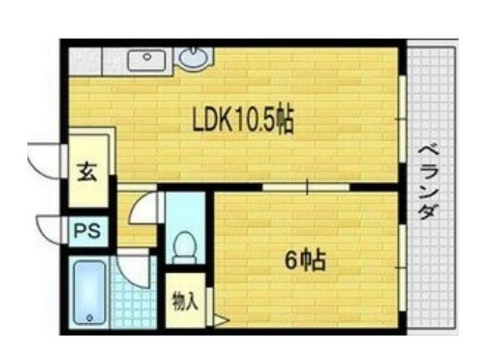 ベル平代の間取り