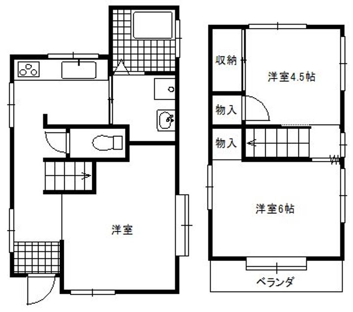 東京都立川市若葉町4(一戸建)の賃貸物件の間取り