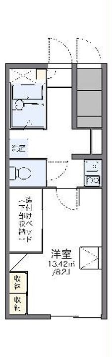レオパレスLitoraleの間取り