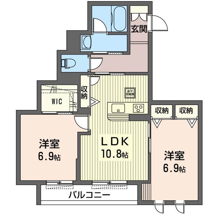 シャーメゾン フォレナの間取り