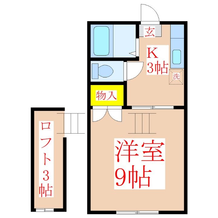 リバーサイドハイツの間取り
