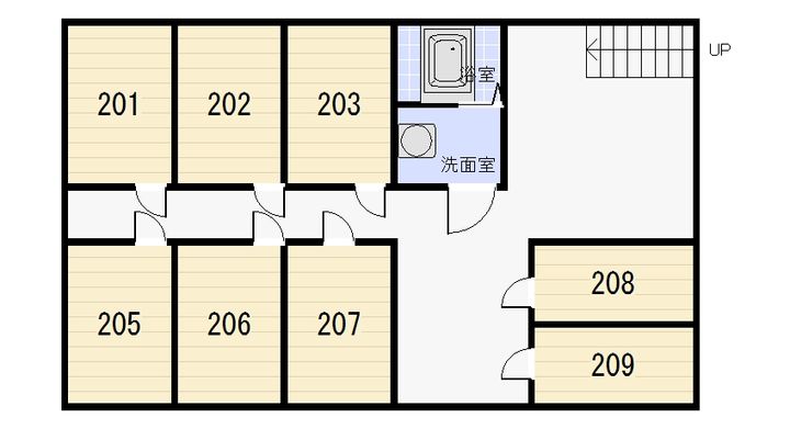 駅前ハイツの間取り
