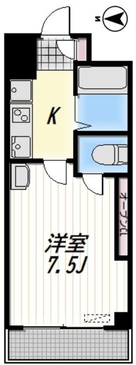 東京都世田谷区南烏山1(マンション)の賃貸物件の間取り