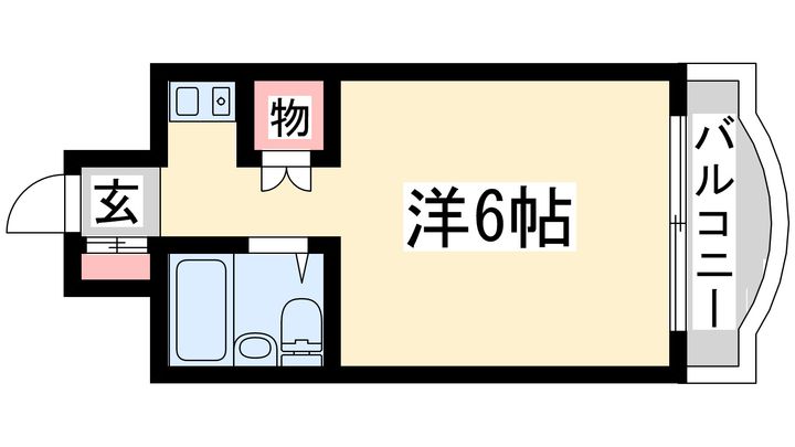 朝日プラザ梅田北デラリブジェの間取り