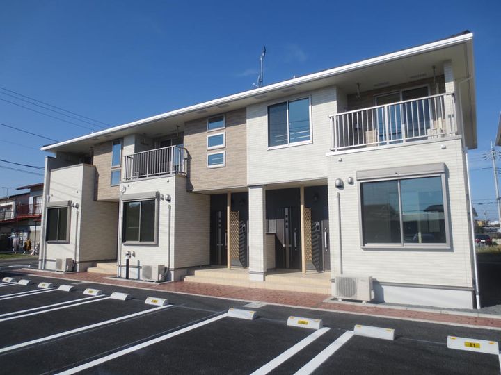 茨城県ひたちなか市大字市毛(アパート)の賃貸物件の外観