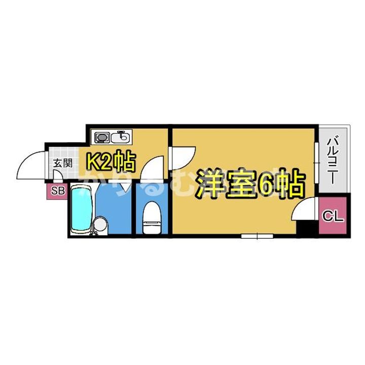 リバティ旭の間取り