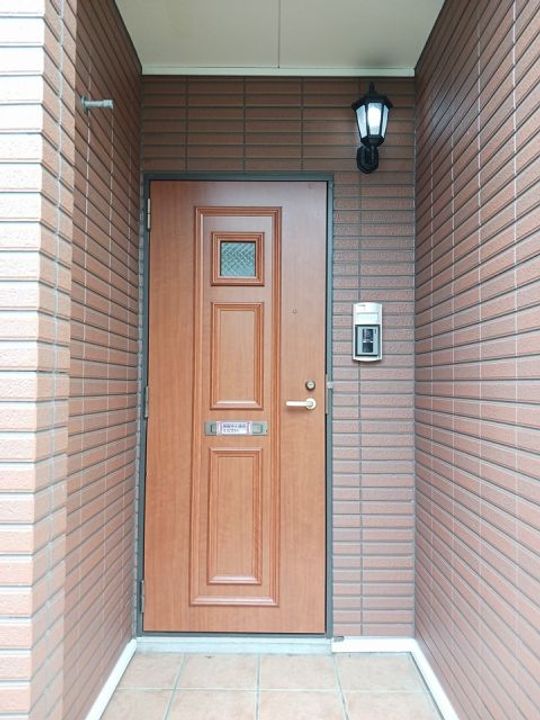 福島県福島市丸子字石名田(アパート)の賃貸物件の玄関