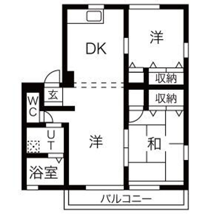 群馬県太田市古戸町(アパート)の賃貸物件の間取り