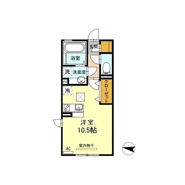 アザック花園の間取り