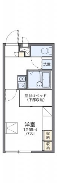 レオパレスT UPジョイの間取り