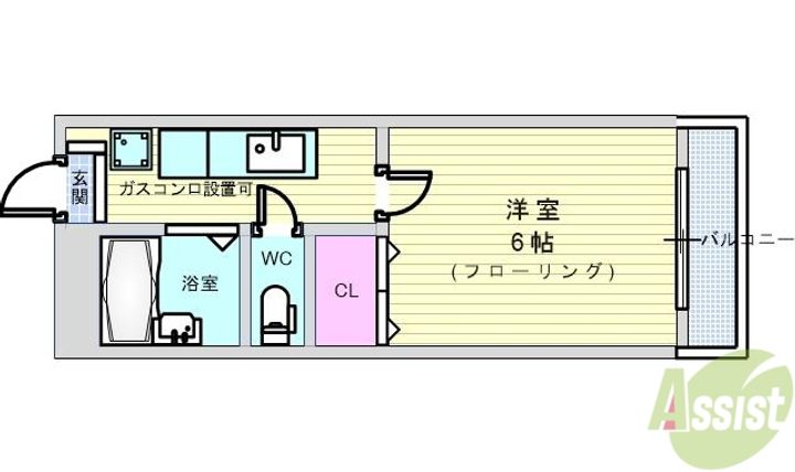 サマックス佐藤ハイツの間取り