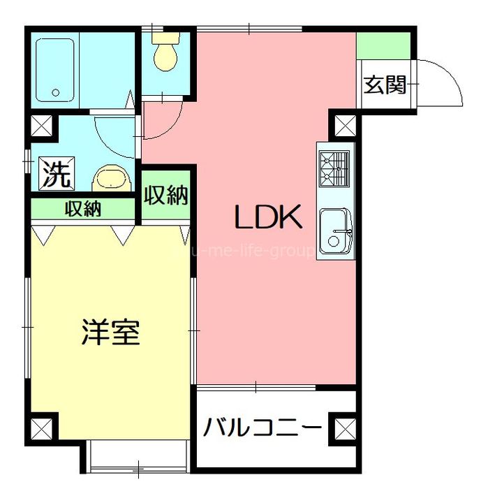 中川ビルの間取り