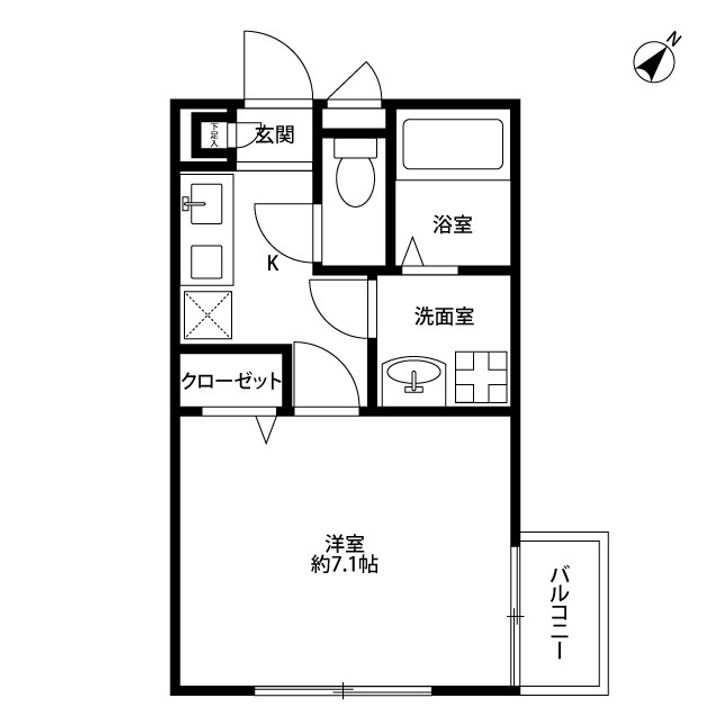 アムール グリーンの間取り