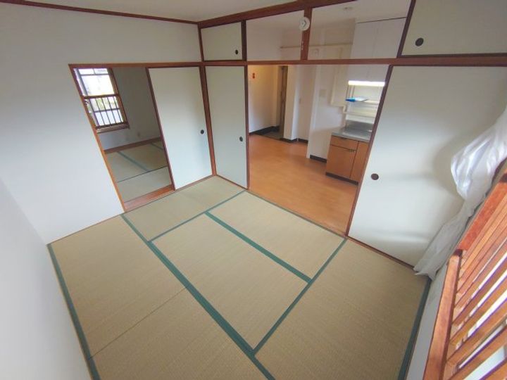 宝梅園4号棟の居間