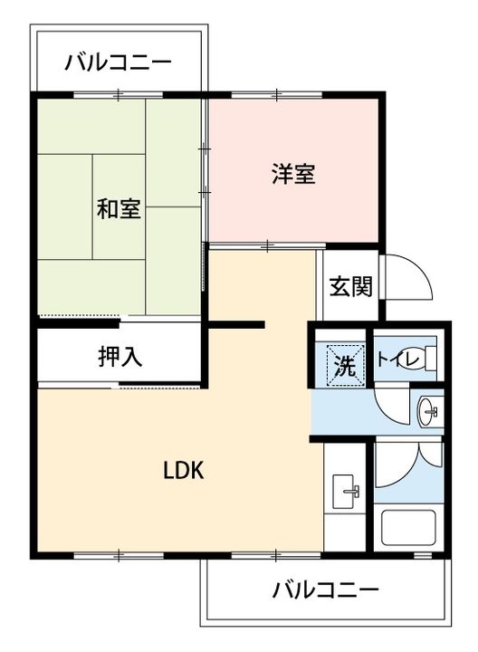 公社賃貸SMALIO 原山台の間取り